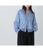 【レプシィム ローリーズファーム/LEPSIM LOWRYS FARM】の切り替えポンチョショートシャツ ブルー84|ID: prp329100004637183 ipo3291000000033627950