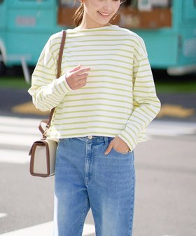 【アー ヴェー ヴェー/a.v.v】のクロップドボーダーカットソー 人気、トレンドファッション・服の通販 founy(ファニー) ファッション Fashion レディースファッション Fashion for Women トップス・カットソー Cut & Sew Tops カットソー・ベーシックTシャツ Cut-and-Sewn Tops / Stretch Tees & Basics インナー Innerwear クロップド Cropped, Short Length チャーム Charm, Pendant デニム Denim, Jeans Material トレンド Trend, Trending Now ベーシック Basic, Essential ボーダー Border, Stripe メタル Metal, Metal Parts ワイド Wide, Wide Fit 再入荷 Restock / Back in Stock おすすめ Recommended / Our Picks |ID:prp329100004637195