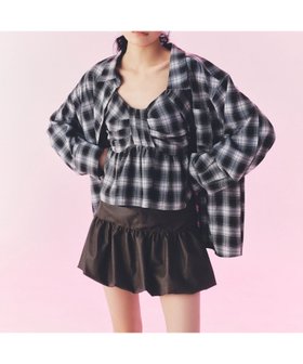 【ヘザー/Heather】のオンブレチェックシャツ 人気、トレンドファッション・服の通販 founy(ファニー) ファッション Fashion レディースファッション Fashion for Women トップス・カットソー Cut & Sew Tops シャツ・ブラウス・オフィスカジュアル Elegant Blouses & Button-Ups おすすめ Recommended / Our Picks インナー Innerwear デニム Denim, Jeans Material バランス Balance, Style Balance |ID:prp329100004637234
