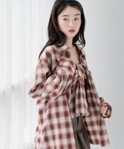 【ヘザー/Heather】のオンブレチェックシャツ 人気、トレンドファッション・服の通販 founy(ファニー) ファッション Fashion レディースファッション Fashion for Women トップス・カットソー Cut & Sew Tops シャツ・ブラウス・オフィスカジュアル Elegant Blouses & Button-Ups おすすめ Recommended / Our Picks インナー Innerwear デニム Denim, Jeans Material バランス Balance, Style Balance thumbnail レッド系|ID: prp329100004637234 ipo3291000000033415903