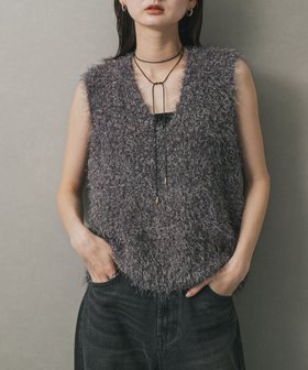 【センスオブプレイス/SENSE OF PLACE by URBAN RESEARCH】のモールフェザーニットベスト 人気、トレンドファッション・服の通販 founy(ファニー) ファッション Fashion レディースファッション Fashion for Women アウター Coat / Outerwear Collection トップス・カットソー Cut & Sew Tops ニット Knit Tops & Sweaters ベスト&ジレ / 重ね着スタイル Vests & Gilets 2025年 2025 2025-2026秋冬・A/W Autumn/Winter 2025–26 AW25–26 冬 Winter / This Winter シンプル Simple, Minimal フェザー Feather, Feather Detail ベスト Vest, Waistcoat ミックス Mix, Mixed Style A/W・秋冬 Autumn/Winter |ID:prp329100004637276
