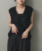 【センスオブプレイス/SENSE OF PLACE by URBAN RESEARCH】のモールフェザーニットベスト 人気、トレンドファッション・服の通販 founy(ファニー) ファッション Fashion レディースファッション Fashion for Women アウター Coat / Outerwear Collection トップス・カットソー Cut & Sew Tops ニット Knit Tops & Sweaters ベスト&ジレ / 重ね着スタイル Vests & Gilets 2025年 2025 2025-2026秋冬・A/W Autumn/Winter 2025–26 AW25–26 冬 Winter / This Winter シンプル Simple, Minimal フェザー Feather, Feather Detail ベスト Vest, Waistcoat ミックス Mix, Mixed Style A/W・秋冬 Autumn/Winter thumbnail BLACK|ID: prp329100004637276 ipo3291000000034189977