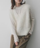 【センスオブプレイス/SENSE OF PLACE by URBAN RESEARCH】のモールフェザーニットベスト IVORY|ID: prp329100004637276 ipo3291000000035022072