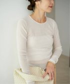 【プラージュ/Plage】の《追加》Flocky Mesh ロンT 人気、トレンドファッション・服の通販 founy(ファニー) ファッション Fashion レディースファッション Fashion for Women トップス・カットソー Cut & Sew Tops ロングTシャツ・Tシャツ Longline T-Shirts & Tees コンパクト Compact, Small Size シアー Sheer, See-Through ジャケット Jacket, Outerwear トレンド Trend, Trending Now メッシュ Mesh, Net Fabric ロング Long, Long-Length エレガント 上品 Elegant A/W・秋冬 Autumn/Winter thumbnail ホワイト|ID: prp329100004637296 ipo3291000000033416454