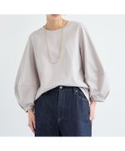 【バンヤードストーム/BARNYARDSTORM】のトリコットバックタックプルオーバー / マシンウォッシャブル 人気、トレンドファッション・服の通販 founy(ファニー) ファッション Fashion レディースファッション Fashion for Women トップス・カットソー Cut & Sew Tops カジュアルプルオーバー・ニットトップス Pullovers & Knit Tops / Casual Pullovers バッグ Bags アクセサリー Fashion Accessories 秋 Autumn カットソー Cut and Sewn Top デニム Denim, Jeans Material パターン Pattern, Design Print フォルム Silhouette, Form フレア Flare, Flared ロング Long, Long-Length エレガント 上品 Elegant thumbnail グレー15|ID: prp329100004637367 ipo3291000000033417185