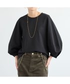 【バンヤードストーム/BARNYARDSTORM】のトリコットバックタックプルオーバー / マシンウォッシャブル 人気、トレンドファッション・服の通販 founy(ファニー) ファッション Fashion レディースファッション Fashion for Women トップス・カットソー Cut & Sew Tops カジュアルプルオーバー・ニットトップス Pullovers & Knit Tops / Casual Pullovers バッグ Bags アクセサリー Fashion Accessories 秋 Autumn カットソー Cut and Sewn Top デニム Denim, Jeans Material パターン Pattern, Design Print フォルム Silhouette, Form フレア Flare, Flared ロング Long, Long-Length エレガント 上品 Elegant thumbnail ブラック19|ID: prp329100004637367 ipo3291000000033417186