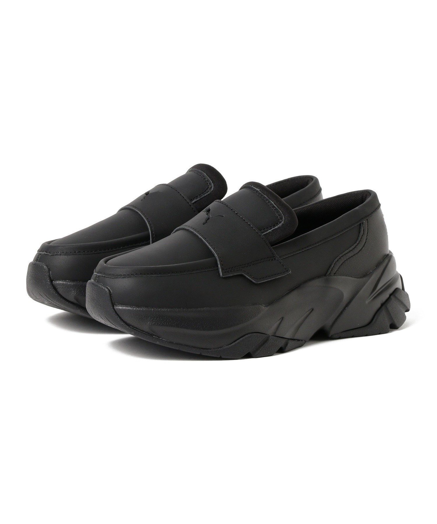 【ビームス ウイメン/BEAMS】の【WEB限定】PUMA / ウィメンズ ローファー 厚底 プーマ インテリア・キッズ・メンズ・レディースファッション・服の通販 founy(ファニー) 　ファッション　Fashion　レディースファッション　Fashion for Women　クッション　Cushion, Throw Pillow　スマート　Smart, Elegant　プレミアム　Premium, High-End　ラップ　Wrap, Wrap Design　エレガント 上品　Elegant　厚底　Platform Shoes　軽量　Lightweight, Ultra Light　プーマブラック|ID: prp329100004637369 ipo3291000000033417203