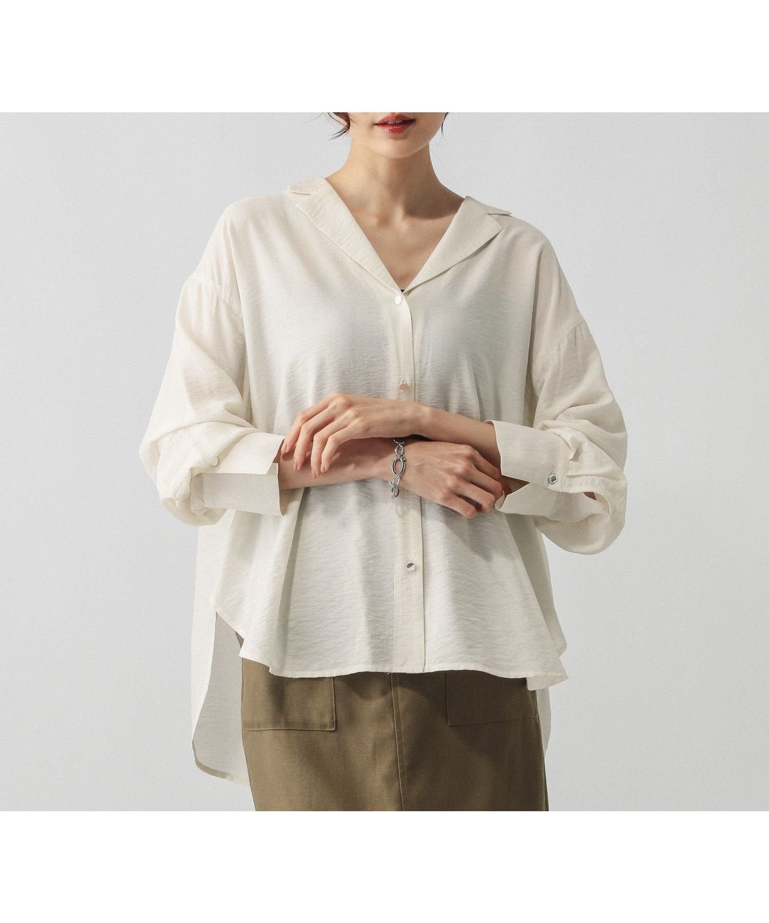 【グローバルワーク/GLOBAL WORK】のシャツジャケット/577701 インテリア・キッズ・メンズ・レディースファッション・服の通販 founy(ファニー) 　ファッション　Fashion　レディースファッション　Fashion for Women　アウター　Coat / Outerwear Collection　レディースジャケット・軽アウター　Jackets　おすすめ　Recommended / Our Picks　カフス　Cuff Design　ショルダー　Shoulder, Shoulder Strap　ジャケット　Jacket, Outerwear　ドロップ　Drop Shoulder, Dropped Style　ボトム　Bottoms, Lower Wear　メタル　Metal, Metal Parts　ロング　Long, Long-Length　オフ05|ID: prp329100004637384 ipo3291000000033560324
