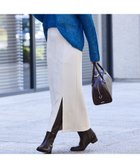 【アバハウスマヴィ/abahouse mavie】のフェイクスウェード/レザースリットタイトスカート 人気、トレンドファッション・服の通販 founy(ファニー) ファッション Fashion レディースファッション Fashion for Women スカート Skirts ストレッチ Stretch, Stretchy Fabric フェイクレザー Faux Leather, PU Leather ロング Long, Long-Length 秋 Autumn thumbnail アイボリー|ID: prp329100004637411 ipo3291000000033707398