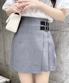【イング/INGNI】のサイドベルトラッププリーツスカパン 人気、トレンドファッション・服の通販 founy(ファニー) ファッション Fashion レディースファッション Fashion for Women ベルト&ウエストマーク Belts & Waist Accessories おすすめ Recommended / Our Picks アシンメトリー Asymmetrical Style スマホ Smartphone, Mobile Device プリーツ Pleats, Pleated エレガント 上品 Elegant 台形 A-Line, Trapezoid Shape thumbnail グレー|ID: prp329100004637459 ipo3291000000033418914
