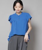 【ナノ ユニバース/nano universe】のフリルスリーブブラウス(セットアップ可) 人気、トレンドファッション・服の通販 founy(ファニー) ファッション Fashion レディースファッション Fashion for Women トップス・カットソー Cut & Sew Tops シャツ・ブラウス・オフィスカジュアル Elegant Blouses & Button-Ups スリーブ Sleeve, Long Sleeve / Short Sleeve セットアップ Set-Up, Coordinated Outfit デニム Denim, Jeans Material フェミニン Feminine, Girly フリル Frill, Ruffle ボトム Bottoms, Lower Wear おすすめ Recommended / Our Picks エレガント 上品 Elegant 2025年 2025 2025-2026秋冬・A/W Autumn/Winter 2025–26 AW25–26 thumbnail ブルー|ID: prp329100004637477 ipo3291000000033548679