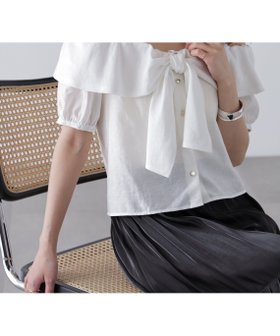 【フリーズマート/FREE'S MART】のリボンストラップオフショルブラウス 人気、トレンドファッション・服の通販 founy(ファニー) ファッション Fashion レディースファッション Fashion for Women トップス・カットソー Cut & Sew Tops シャツ・ブラウス・オフィスカジュアル Elegant Blouses & Button-Ups ショート Short, Short Length スリーブ Sleeve, Long Sleeve / Short Sleeve デニム Denim, Jeans Material マーメイド Mermaid, Fishtail Silhouette ラップ Wrap, Wrap Design 夏 Summer |ID:prp329100004637493