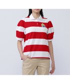 【その他のブランド/Other】の切替ボーダー半袖ポロシャツ ホワイト×レッド1|ID: prp329100004637589 ipo3291000000033588848