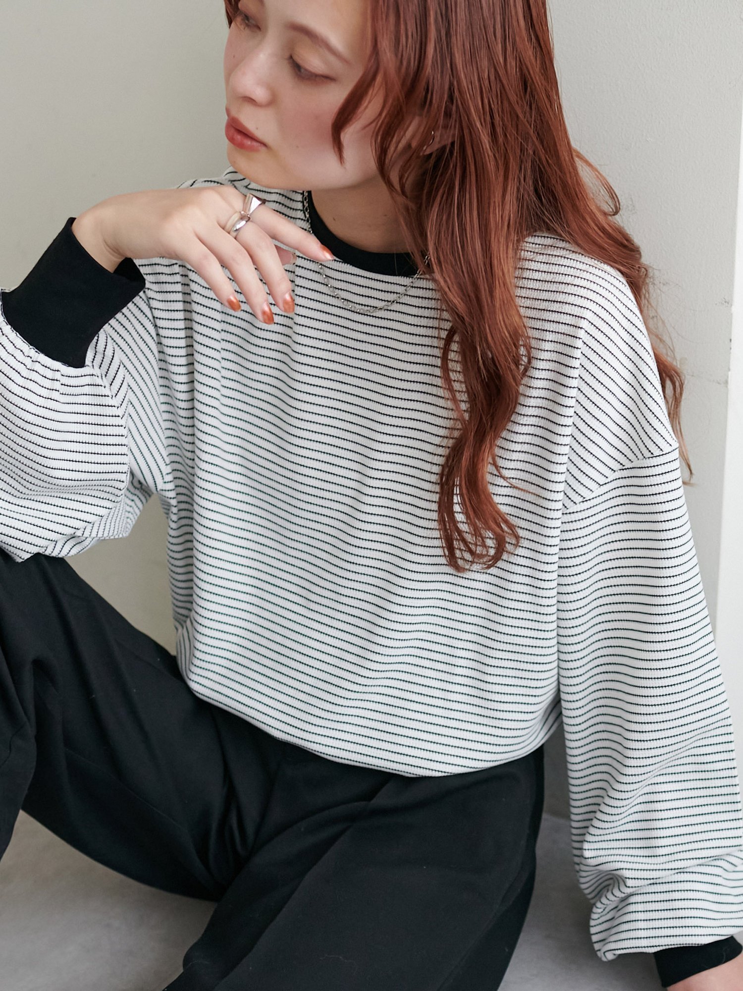 【ディスコート/Discoat】の【ベストセラー】ワッフルロングTシャツ《WEB限定》 インテリア・キッズ・メンズ・レディースファッション・服の通販 founy(ファニー) 　ファッション　Fashion　レディースファッション　Fashion for Women　アウター　Coat / Outerwear Collection　トップス・カットソー　Cut & Sew Tops　シャツ・ブラウス・オフィスカジュアル　Elegant Blouses & Button-Ups　ロングTシャツ・Tシャツ　Longline T-Shirts & Tees　ベスト&ジレ / 重ね着スタイル　Vests & Gilets　シンプル　Simple, Minimal　スリット　Slit, Slit Detail　ロング　Long, Long-Length　ワッフル　Waffle, Waffle Knit　ホワイトその他1|ID: prp329100004637648 ipo3291000000033631996