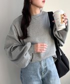 【ディスコート/Discoat】の【ベストセラー】ワッフルロングTシャツ《WEB限定》 グレー|ID: prp329100004637648 ipo3291000000033632030