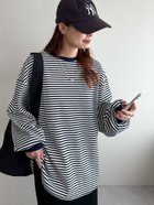 【ディスコート/Discoat】の【ベストセラー】ワッフルロングTシャツ《WEB限定》 ネイビー|ID: prp329100004637648 ipo3291000000033848383