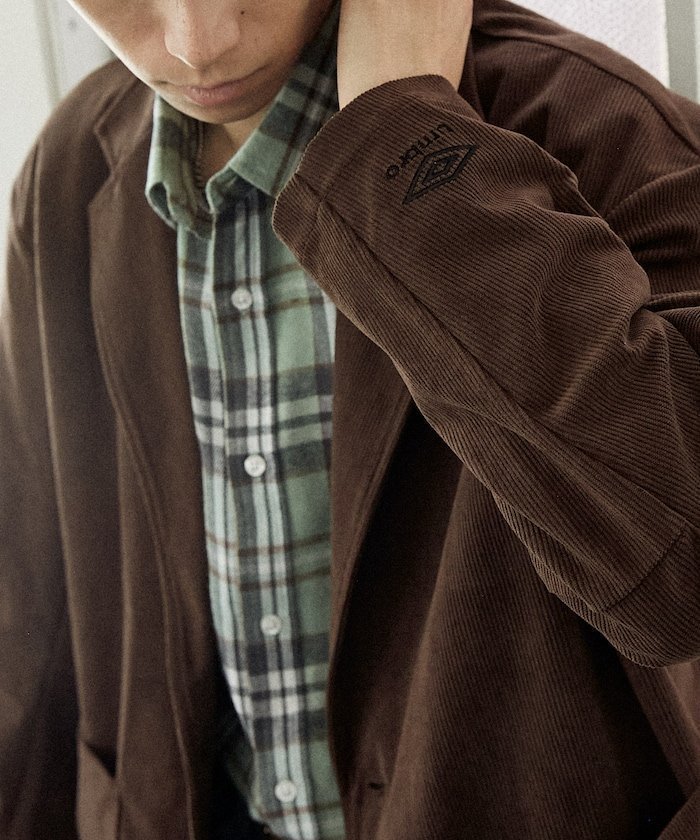 【フリークスストア/FREAK'S STORE】のCORDUROY TAILORED JACKET/コーデュロイテーラードジャケット/セットアップ/オーバーサイズジャケット 25FW 25AW インテリア・キッズ・メンズ・レディースファッション・服の通販 founy(ファニー) 　ファッション　Fashion　メンズファッション　Fashion for Men　セットアップ　Matching Sets　2025年　2025　2025-2026秋冬・A/W　Autumn/Winter 2025–26 AW25–26　冬　Winter / This Winter　カットソー　Cut and Sewn Top　コーデュロイ　Corduroy, Cord Fabric　スウェット / スエット　Sweatshirt, Sweatwear　セットアップ　Set-Up, Coordinated Outfit　ドレス　Dress, One-Piece　バランス　Balance, Style Balance　パッチ　Patch, Appliqué　フィット　Fit, Slim Fit　フロント　Front, Front Design　ボックス　Boxy, Box Shape　ポケット　Pocket, Pocket Detail　リラックス　Relax, Relaxed Fit　エレガント 上品　Elegant　別注　Limited Edition, Custom Order　A/W・秋冬　Autumn/Winter　ブラウン|ID: prp329100004637755 ipo3291000000034101996