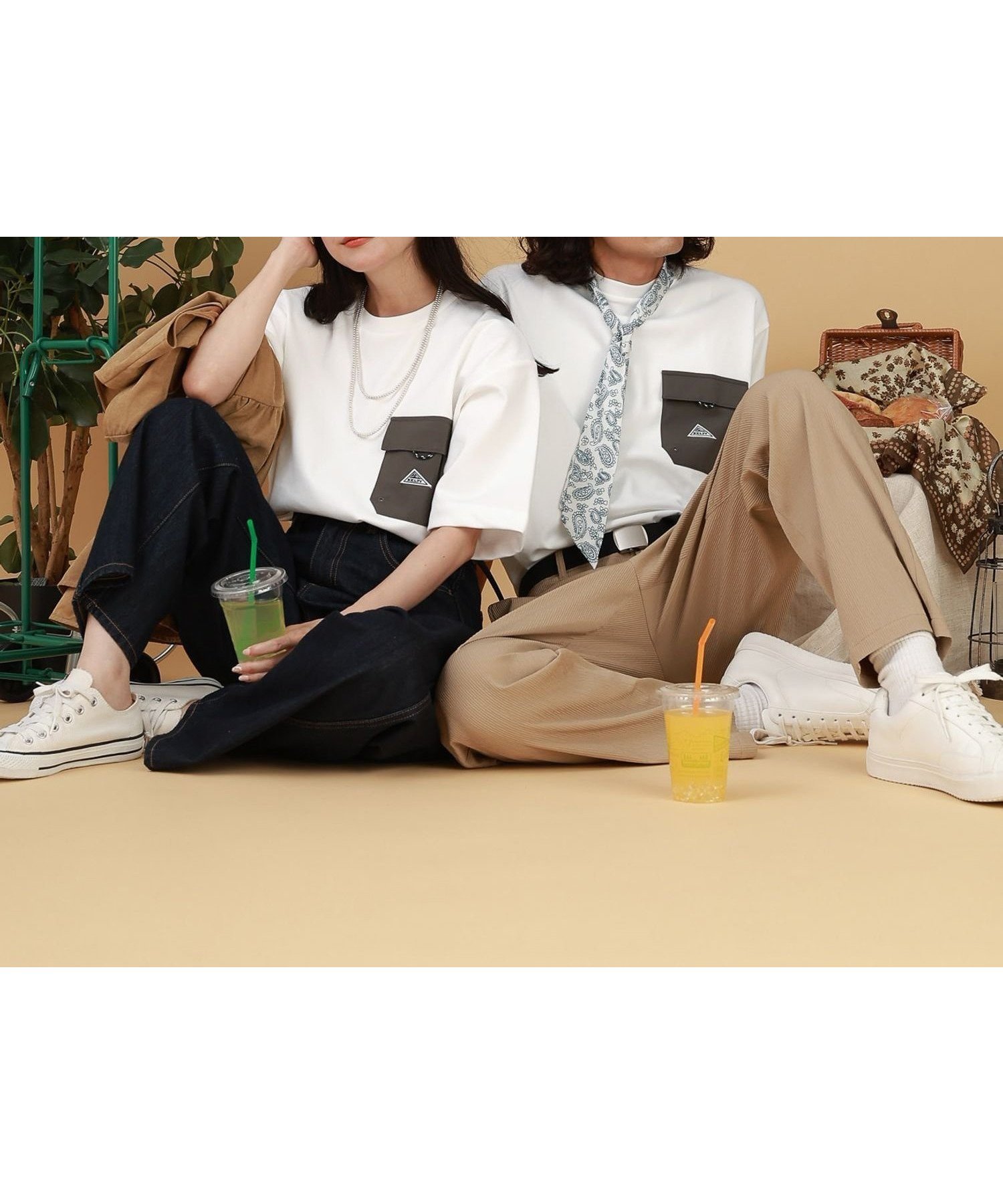 【グローバルワーク/GLOBAL WORK】のKELTYコラボTシャツ/半袖/576834 インテリア・キッズ・メンズ・レディースファッション・服の通販 founy(ファニー) 　ファッション　Fashion　レディースファッション　Fashion for Women　トップス・カットソー　Cut & Sew Tops　シャツ・ブラウス・オフィスカジュアル　Elegant Blouses & Button-Ups　ロングTシャツ・Tシャツ　Longline T-Shirts & Tees　おすすめ　Recommended / Our Picks　アウトドア　Outdoor Clothing　コラボ　Collaboration, Collab　ストレッチ　Stretch, Stretchy Fabric　セットアップ　Set-Up, Coordinated Outfit　トレンド　Trend, Trending Now　ポケット　Pocket, Pocket Detail　リラックス　Relax, Relaxed Fit　半袖　Short Sleeve, Half Sleeve　オフ*オリーブ07|ID: prp329100004637765 ipo3291000000033621825