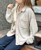 【シーピーシーエム/CPCM】のハンドステッチニットシャツ 人気、トレンドファッション・服の通販 founy(ファニー) ファッション Fashion レディースファッション Fashion for Women トップス・カットソー Cut & Sew Tops ニット Knit Tops & Sweaters シャツ・ブラウス・オフィスカジュアル Elegant Blouses & Button-Ups おすすめ Recommended / Our Picks インナー Innerwear スラックス Slacks, Dress Pants ダウン Down, Puffer ポケット Pocket, Pocket Detail 秋 Autumn thumbnail アイボリー|ID: prp329100004637791 ipo3291000000033422379