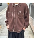 【シーピーシーエム/CPCM】のハンドステッチニットシャツ 人気、トレンドファッション・服の通販 founy(ファニー) ファッション Fashion レディースファッション Fashion for Women トップス・カットソー Cut & Sew Tops ニット Knit Tops & Sweaters シャツ・ブラウス・オフィスカジュアル Elegant Blouses & Button-Ups おすすめ Recommended / Our Picks インナー Innerwear スラックス Slacks, Dress Pants ダウン Down, Puffer ポケット Pocket, Pocket Detail 秋 Autumn thumbnail ブラウン|ID: prp329100004637791 ipo3291000000033422385