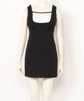 【リップサービス/LIP SERVICE】のLIP SERVICE/カーブネックタイトジャンスカワンピース 人気、トレンドファッション・服の通販 founy(ファニー) ファッション Fashion レディースファッション Fashion for Women ワンピース Dresses |ID:prp329100004637948