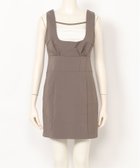 【リップサービス/LIP SERVICE】のLIP SERVICE/カーブネックタイトジャンスカワンピース 人気、トレンドファッション・服の通販 founy(ファニー) ファッション Fashion レディースファッション Fashion for Women ワンピース Dresses thumbnail ブラウン|ID: prp329100004637948 ipo3291000000033424363