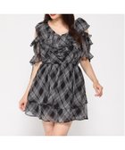 【イング/INGNI】のINGNI/肩開きフリルミニOP 人気、トレンドファッション・服の通販 founy(ファニー) ファッション Fashion レディースファッション Fashion for Women ワンピース Dresses フリル Frill, Ruffle thumbnail クロ/チェック|ID: prp329100004637954 ipo3291000000033424404