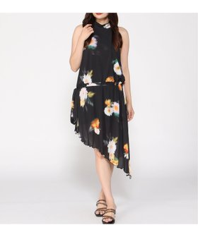 【デシグアル/Desigual】のアシンメトリードレス リボン 人気、トレンドファッション・服の通販 founy(ファニー) ファッション Fashion レディースファッション Fashion for Women ワンピース Dresses フォーマル・パーティードレス・結婚式用ドレス Elegant & Casual Dresses リボン Ribbon, Bow |ID:prp329100004637964