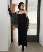 【エルーラ/Elura】のダブルサテンキャミワンピース/583721 人気、トレンドファッション・服の通販 founy(ファニー) ファッション Fashion レディースファッション Fashion for Women ワンピース Dresses キャミソールワンピース Camisole Dresses ジャケット Jacket, Outerwear スニーカー Sneakers, Trainers タンク Tank Top, Sleeveless Top デコルテ Décolleté, Neckline thumbnail ブラック09|ID: prp329100004638002 ipo3291000000033625975