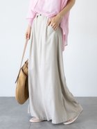 【テチチ/Te chichi】の【セットアップ可】レーヨン麻ワイドパンツ ベージュ|ID: prp329100004638070 ipo3291000000033425616