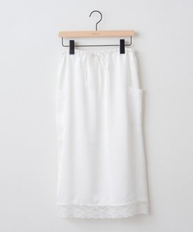 【ディスコート/Discoat】の【AW先行 /umm.】裾レースクラッシュサテンスカート 人気、トレンドファッション・服の通販 founy(ファニー) ファッション Fashion レディースファッション Fashion for Women スカート Skirts |ID:prp329100004638090