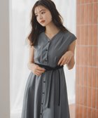 【ミッシュマッシュ/MISCH MASCH】のMM537411 配色フレンチスリーブワンピース 人気、トレンドファッション・服の通販 founy(ファニー) ファッション Fashion レディースファッション Fashion for Women ワンピース Dresses スリーブ Sleeve, Long Sleeve / Short Sleeve デコルテ Décolleté, Neckline フレンチ French, French Style リボン Ribbon, Bow ビジネス 仕事 通勤 Business / Work / Commuting thumbnail グレー|ID: prp329100004638135 ipo3291000000033426123