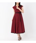 【ミッシュマッシュ/MISCH MASCH】のMM537411 配色フレンチスリーブワンピース 人気、トレンドファッション・服の通販 founy(ファニー) ファッション Fashion レディースファッション Fashion for Women ワンピース Dresses スリーブ Sleeve, Long Sleeve / Short Sleeve デコルテ Décolleté, Neckline フレンチ French, French Style リボン Ribbon, Bow ビジネス 仕事 通勤 Business / Work / Commuting thumbnail レッド|ID: prp329100004638135 ipo3291000000033426124