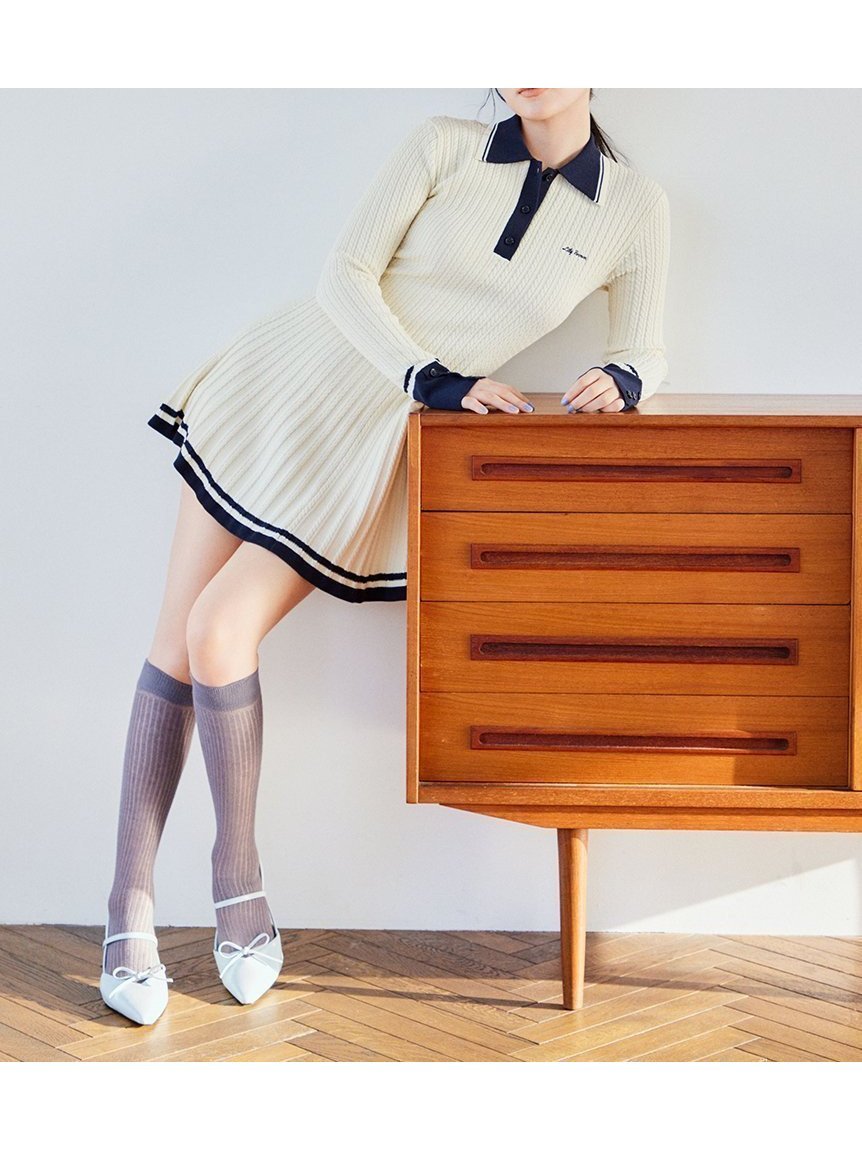 【リリーブラウン/Lily Brown】の【オフィシャル・MASHアプリ限定カラー】ポロニットミニワンピース 人気、トレンドファッション・服の通販 founy(ファニー) 　雑誌掲載アイテム　Magazine Picks & Fashion Features　ファッション雑誌　Fashion Magazines　ヴィヴィ　ViVi　ファッション　Fashion　レディースファッション　Fashion for Women　ワンピース　Dresses　4月号　April Issue　雑誌　Magazine, Fashion Magazine　 other-1|ID: prp329100004638184 ipo3291000000033426718