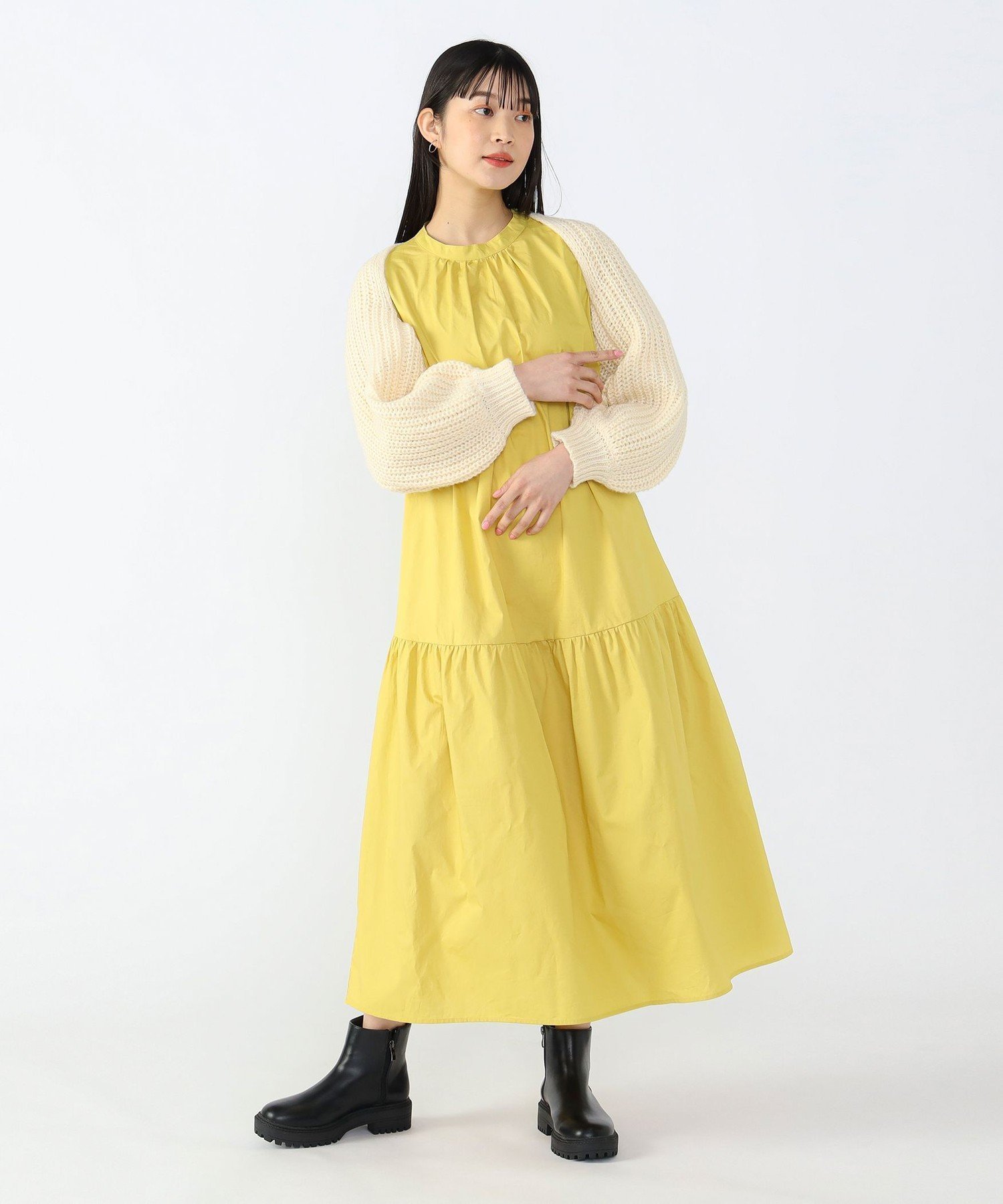 【ビームス ハート/BEAMS HEART】のボレロ * ギャザーワンピース (セットアイテム) 人気、トレンドファッション・服の通販 founy(ファニー) 　ファッション　Fashion　レディースファッション　Fashion for Women　アウター　Coat / Outerwear Collection　ボレロ・ショート丈ジャケット / ドレス羽織りに　Boleros & Short Jackets　カットソー　Cut and Sewn Top　ギャザー　Gathered, Ruffled　スニーカー　Sneakers, Trainers　ボレロ　Bolero, Short Cardigan　リラックス　Relax, Relaxed Fit　 other-1|ID: prp329100004638189 ipo3291000000033611872