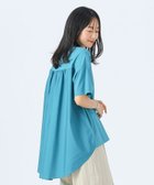 【ビームス ハート/BEAMS HEART】の異素材ギャザー プルオーバー TURQUOISE|ID: prp329100004638213 ipo3291000000033592660
