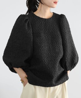 【ガール/GIRL】 エンボスジャガードバルーンスリーブブラウス人気、トレンドファッション・服の通販 founy(ファニー) ファッション Fashion レディースファッション Fashion for Women トップス・カットソー Cut & Sew Tops シャツ・ブラウス・オフィスカジュアル Elegant Blouses & Button-Ups 洗える Machine Washable シンプル Simple, Minimal スリーブ Sleeve, Long Sleeve / Short Sleeve バルーン Balloon, Balloon Silhouette ベーシック Basic, Essential 再入荷 Restock / Back in Stock おすすめ Recommended / Our Picks エレガント 上品 Elegant |ID:prp329100004638472