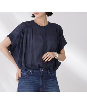 【ナノ ユニバース/nano universe】 バックフリルギャザーシアーブラウス(セットアップ可)人気、トレンドファッション・服の通販 founy(ファニー) ファッション Fashion レディースファッション Fashion for Women トップス・カットソー Cut & Sew Tops シャツ・ブラウス・オフィスカジュアル Elegant Blouses & Button-Ups バッグ Bags ウォッシャブル Machine Washable エアリー Airy Texture ギャザー Gathered, Ruffled シンプル Simple, Minimal セットアップ Set-Up, Coordinated Outfit フレア Flare, Flared フロント Front, Front Design ボトム Bottoms, Lower Wear おすすめ Recommended / Our Picks エレガント 上品 Elegant 2025年 2025 2025春夏・S/S Spring/Summer 2025 SS25 |ID:prp329100004638478