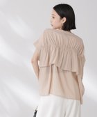 【ナノ ユニバース/nano universe】のバックフリルギャザーシアーブラウス(セットアップ可) 人気、トレンドファッション・服の通販 founy(ファニー) ファッション Fashion レディースファッション Fashion for Women トップス・カットソー Cut & Sew Tops シャツ・ブラウス・オフィスカジュアル Elegant Blouses & Button-Ups バッグ Bags ウォッシャブル Machine Washable エアリー Airy Texture ギャザー Gathered, Ruffled シンプル Simple, Minimal セットアップ Set-Up, Coordinated Outfit フレア Flare, Flared フロント Front, Front Design ボトム Bottoms, Lower Wear おすすめ Recommended / Our Picks エレガント 上品 Elegant 2025年 2025 2025春夏・S/S Spring/Summer 2025 SS25 thumbnail ライトベージュ1|ID: prp329100004638478 ipo3291000000033431569