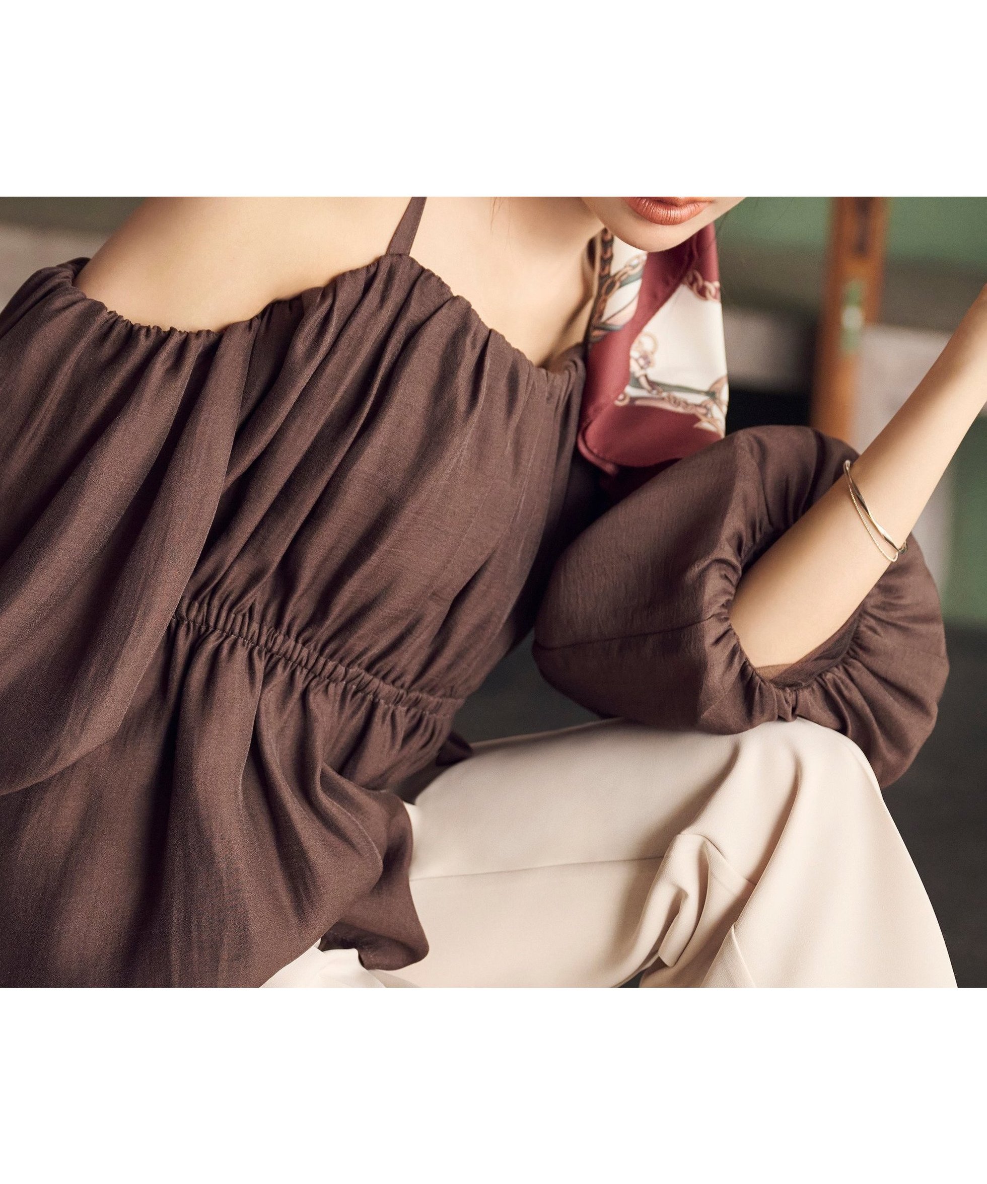【プロポーション ボディドレッシング/PROPORTION BODY DRESSING】のシャーリングオフショルブラウス 人気、トレンドファッション・服の通販 founy(ファニー) 　ファッション　Fashion　レディースファッション　Fashion for Women　トップス・カットソー　Cut & Sew Tops　シャツ・ブラウス・オフィスカジュアル　Elegant Blouses & Button-Ups　シアー　Sheer, See-Through　シャーリング　Shirring, Ruched　ラップ　Wrap, Wrap Design　リボン　Ribbon, Bow　 other-1|ID: prp329100004638543 ipo3291000000033547996