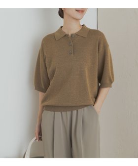 【アーバンリサーチ ドアーズ/URBAN RESEARCH DOORS】のニットポロシャツ 人気、トレンドファッション・服の通販 founy(ファニー) ファッション Fashion レディースファッション Fashion for Women トップス・カットソー Cut & Sew Tops ニット Knit Tops & Sweaters シャツ・ブラウス・オフィスカジュアル Elegant Blouses & Button-Ups ポロシャツ・きれいめカジュアル Smart-Casual Polo Tops 2025年 2025 2025-2026秋冬・A/W Autumn/Winter 2025–26 AW25–26 冬 Winter / This Winter ショルダー Shoulder, Shoulder Strap ドロップ Drop Shoulder, Dropped Style ポロシャツ Polo Shirt, Collared Tee リラックス Relax, Relaxed Fit ルーズ Loose, Oversized エレガント 上品 Elegant A/W・秋冬 Autumn/Winter |ID:prp329100004638552