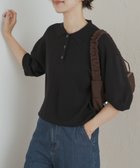 【アーバンリサーチ ドアーズ/URBAN RESEARCH DOORS】のニットポロシャツ 人気、トレンドファッション・服の通販 founy(ファニー) ファッション Fashion レディースファッション Fashion for Women トップス・カットソー Cut & Sew Tops ニット Knit Tops & Sweaters シャツ・ブラウス・オフィスカジュアル Elegant Blouses & Button-Ups ポロシャツ・きれいめカジュアル Smart-Casual Polo Tops 2025年 2025 2025-2026秋冬・A/W Autumn/Winter 2025–26 AW25–26 冬 Winter / This Winter ショルダー Shoulder, Shoulder Strap ドロップ Drop Shoulder, Dropped Style ポロシャツ Polo Shirt, Collared Tee リラックス Relax, Relaxed Fit ルーズ Loose, Oversized エレガント 上品 Elegant A/W・秋冬 Autumn/Winter thumbnail BLACK|ID: prp329100004638552 ipo3291000000033864428