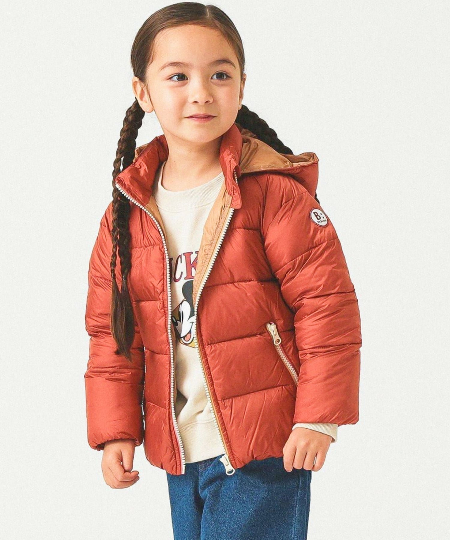 【ビーミングライフストアバイビームス/B:MING LIFE STORE by BEAMS / KIDS】のポケッタブル ダウン ブルゾン (90~160cm) 25AW 秋冬 通学 通園 暖かい アウター パッカブル 収納袋付き インテリア・キッズ・メンズ・レディースファッション・服の通販 founy(ファニー) 　ファッション　Fashion　キッズファッション　Fashion for Kids　アウター　Coat Outerwear /Kids　アウトドア　Outdoor Clothing　コンパクト　Compact, Small Size　ジップ　Zip, Zipper　ダウン　Down, Puffer　ブルゾン　Blouson, Bomber Jacket　ベビー　Baby, Babywear　防寒　Cold Protection, Winter-Ready　メンズ　Men's, Menswear　冬　Winter / This Winter　A/W・秋冬　Autumn/Winter　旅行　Travel　ビジネス 仕事 通勤　Business / Work / Commuting　2025年　2025　2025-2026秋冬・A/W　Autumn/Winter 2025–26 AW25–26　SMOKE_ORANGE|ID: prp329100004638587 ipo3291000000034119377