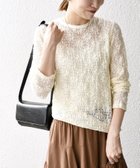 【シップス フォー ウィメン/SHIPS】のSHIPS any 手洗い可能 フラワー メッシュ クルーネック プルオーバー オフホワイト|ID: prp329100004638682 ipo3291000000033870826