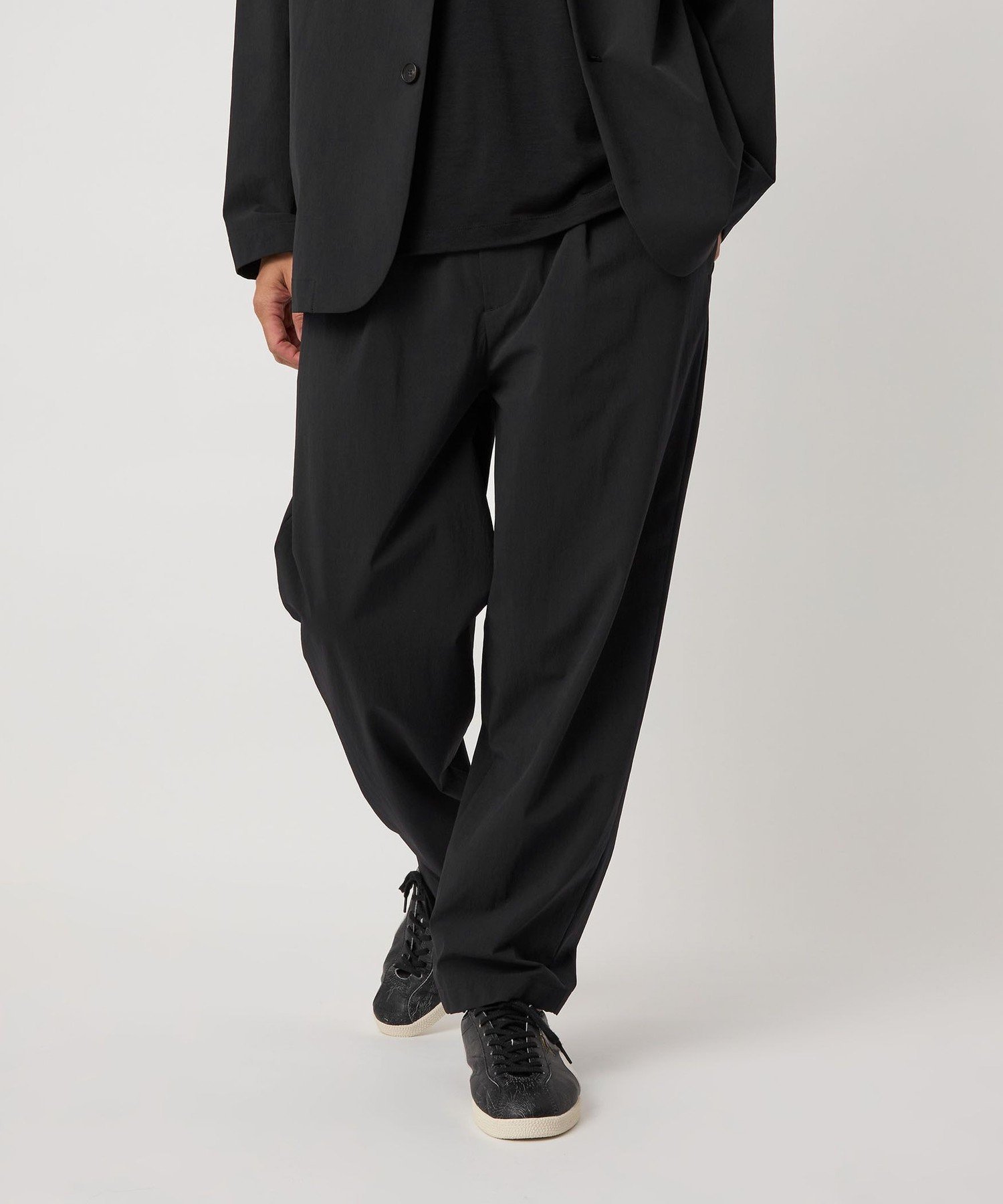 【ビューティ&ユース ユナイテッドアローズ/BEAUTY&YOUTH / UNITED ARROWS / MEN】の360°MASTER バルーン イージーパンツ -セットアップ対応 ストレッチ ウォッシャブル マルチ機能- インテリア・キッズ・メンズ・レディースファッション・服の通販 founy(ファニー) 　ファッション　Fashion　メンズファッション　Fashion for Men　ボトムス　Bottoms　ウォッシャブル　Machine Washable　春　Spring　カットソー　Cut and Sewn Top　ジャケット　Jacket, Outerwear　ストレッチ　Stretch, Stretchy Fabric　スピンドル　Spindle, Drawcord　スマート　Smart, Elegant　スラックス　Slacks, Dress Pants　セットアップ　Set-Up, Coordinated Outfit　テーパード　Tapered, Tapered Pants　バルーン　Balloon, Balloon Silhouette　ポケット　Pocket, Pocket Detail　リラックス　Relax, Relaxed Fit　ループ　Loop, Loop Knit　S/S・春夏　SS, Spring/Summer, Warm Season　おすすめ　Recommended / Our Picks　夏　Summer　BLACK|ID: prp329100004638739 ipo3291000000033543632