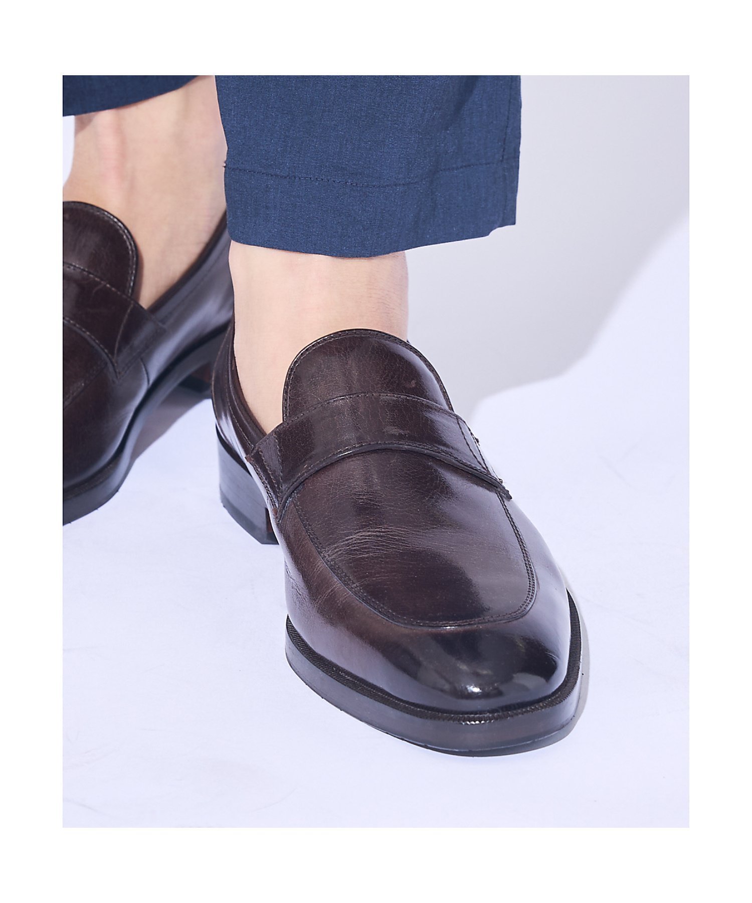 【アルフレッド バニスター/alfredoBANNISTER / MEN】の【WEB別注】セミスクエア ドレス ローファー 人気、トレンドファッション・服の通販 founy(ファニー) 　ファッション　Fashion　メンズファッション　Fashion for Men　スクエア　Square, Square Shape　ドレス　Dress, One-Piece　ビジネス 仕事 通勤　Business / Work / Commuting　ライニング　Inner Lining, Inner Fabric, Lined　ラバー　Rubber, Rubber Sole　エレガント 上品　Elegant　人気　Popular, Best Seller　別注　Limited Edition, Custom Order　 other-1|ID: prp329100004638766 ipo3291000000033638545