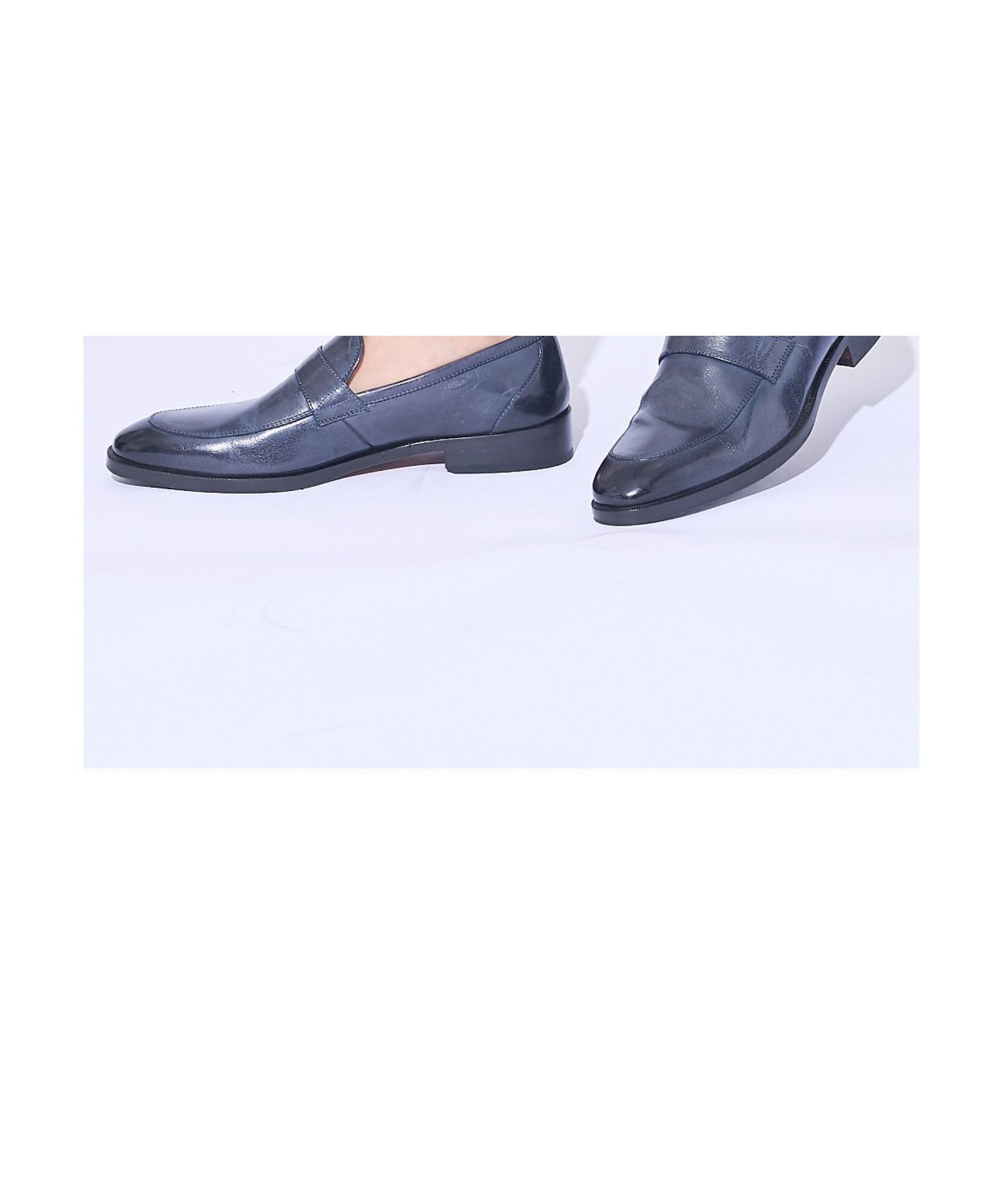 【アルフレッド バニスター/alfredoBANNISTER / MEN】の【WEB別注】セミスクエア ドレス ローファー インテリア・キッズ・メンズ・レディースファッション・服の通販 founy(ファニー) 　ファッション　Fashion　メンズファッション　Fashion for Men　スクエア　Square, Square Shape　ドレス　Dress, One-Piece　ビジネス 仕事 通勤　Business / Work / Commuting　ライニング　Inner Lining, Inner Fabric, Lined　ラバー　Rubber, Rubber Sole　エレガント 上品　Elegant　人気　Popular, Best Seller　別注　Limited Edition, Custom Order　ネイビー|ID: prp329100004638766 ipo3291000000033638549