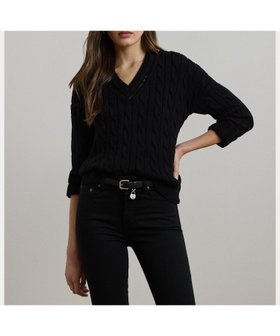 【ラルフローレン/RALPH LAUREN】 ケーブルアンドポインテールニット クリケット セーター人気、トレンドファッション・服の通販 founy(ファニー) ファッション Fashion レディースファッション Fashion for Women トップス・カットソー Cut & Sew Tops ニット Knit Tops & Sweaters ショルダー Shoulder, Shoulder Strap セーター Sweater, Knitwear ドロップ Drop Shoulder, Dropped Style フィット Fit, Slim Fit 長袖 Long Sleeve, Full Sleeve |ID:prp329100004638792