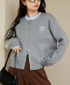 【フリークスストア/FREAK'S STORE】のワンポイント刺繍 配色 ニットカーデ 限定展開 25AW 人気、トレンドファッション・服の通販 founy(ファニー) ファッション Fashion レディースファッション Fashion for Women トップス・カットソー Cut & Sew Tops ニット Knit Tops & Sweaters 2025年 2025 2025-2026秋冬・A/W Autumn/Winter 2025–26 AW25–26 冬 Winter / This Winter スペシャル Special, Limited Edition ワンポイント One Point, Statement Accent A/W・秋冬 Autumn/Winter thumbnail グレー|ID: prp329100004638794 ipo3291000000033719224
