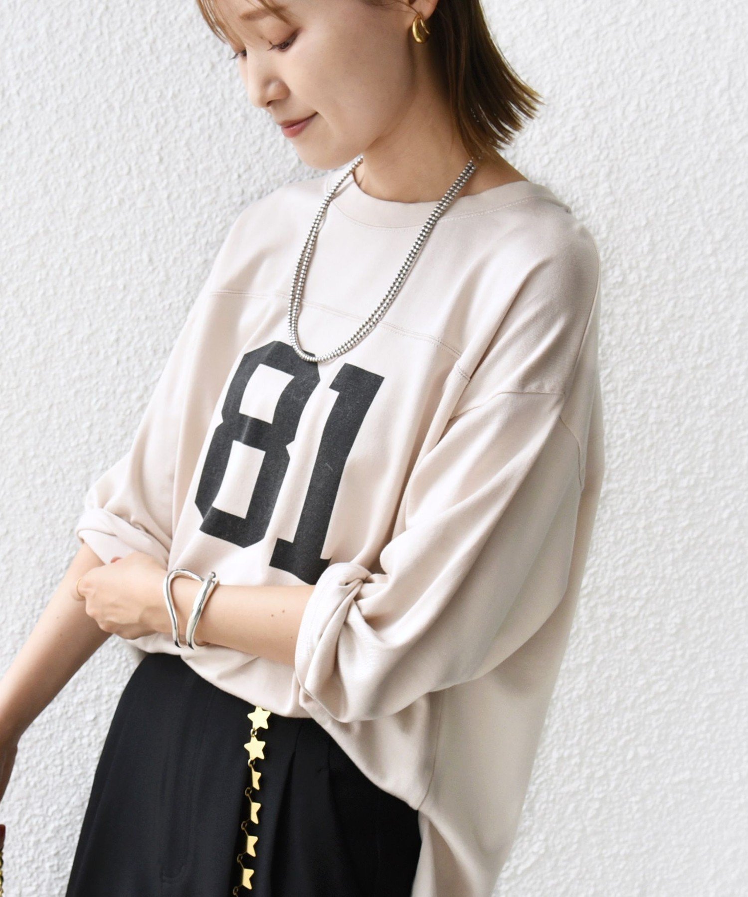 【シップス フォー ウィメン/SHIPS】の【SHIPS別注】81BRANCA ナンバリング TEE インテリア・キッズ・メンズ・レディースファッション・服の通販 founy(ファニー) 　ファッション　Fashion　レディースファッション　Fashion for Women　2025年　2025　2025-2026秋冬・A/W　Autumn/Winter 2025–26 AW25–26　ジャケット　Jacket, Outerwear　スポーツ　Sports, Activewear　プリント　Print, Printed Pattern　ポケット　Pocket, Pocket Detail　ミリタリー　Military, Army Style　別注　Limited Edition, Custom Order　ナチュラル|ID: prp329100004638885 ipo3291000000033597182
